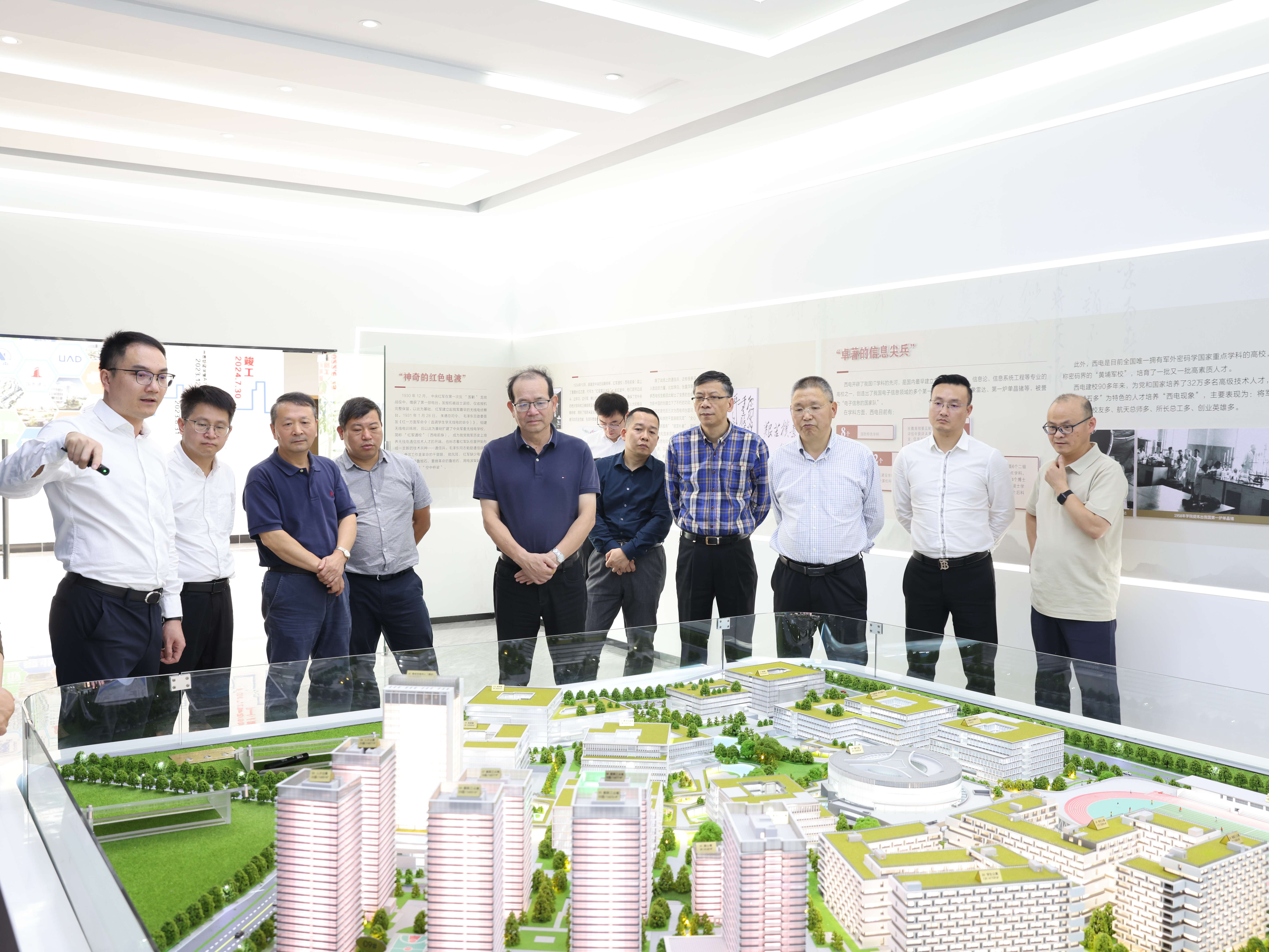 杭州市人大常委會(huì)副主任盧春強(qiáng)一行視察調(diào)研公司承建的蕭山西電電子科技產(chǎn)業(yè)園EPC項(xiàng)目