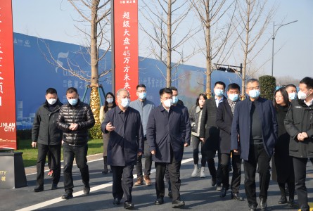  蕭山區(qū)區(qū)長(zhǎng)姜永柱一行視察調(diào)研公司設(shè)計(jì)施工的區(qū)浦南未來(lái)社區(qū)工程
